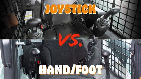 foot control skid steer|bobcat vs joystick foot control.